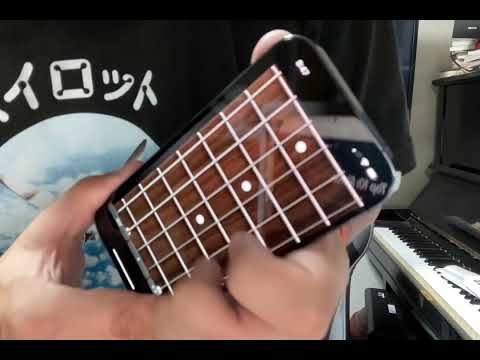 Play Deep Purple with Deep Purple - iPhone 14 Pro Deep Purple Pocket Guitar