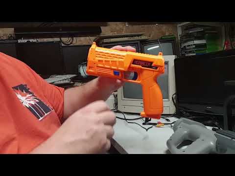 Never Seen Before Radica Menacer Gun SEGA Genesis Megadrive Plug N Play TV Game