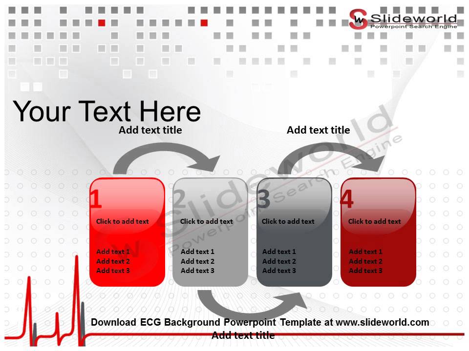 ECG Background Powerpoint Template - Slide World