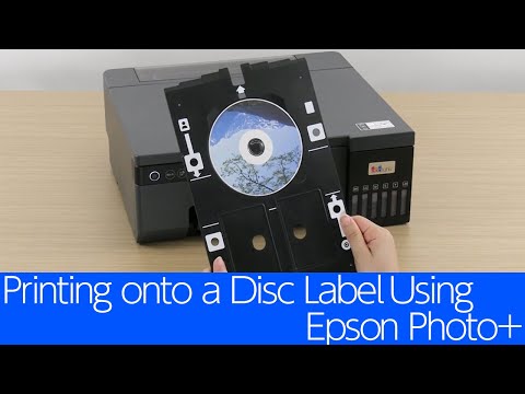 L8050/ET-18100/L18050 - Printing onto a Disc Label Using Epson Photo+