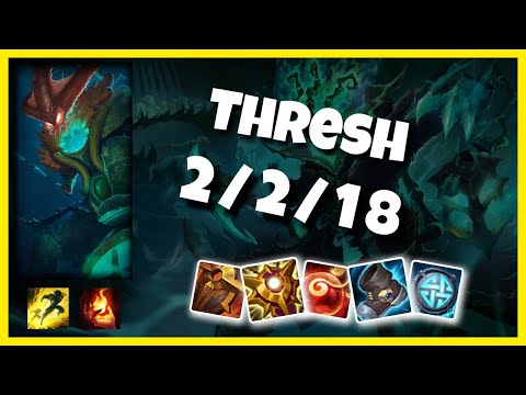 Thresh Support 11.3 Challenger Gameplay Replay - S11 (2/2/18) - OCE