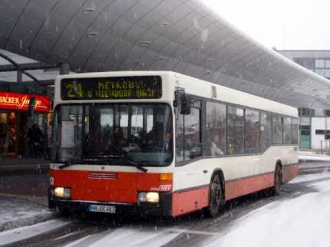 Mitfahrtssound im Hochbahn Bus 1713 (MB O405 N2) ZF Getriebe