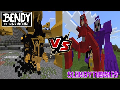Bendy and the Ink Machine VS Slendytubbies (Minecraft PE)