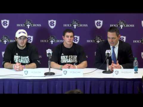 Niagara Postgame Press Conference GM2 (Holy Cross Athletics)
