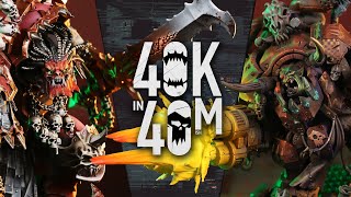 World Eaters vs Orks - Ghaz is coming for you Angron!: 40k in 40m Warhammer Battle!