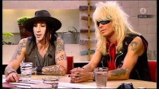 MICHAEL MONROE 2 tracks Live @ Nyhetsmorgon TV4,  6 Sept  2011