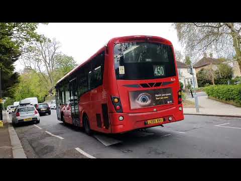 *Curtailment* SLS8 (LK66 ANU)(Route 450) at Sydenham Hill
