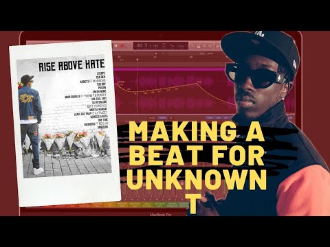 MAKING A BEAT FOR UNKNOWN T NEW MIXTAPE | Logic Pro x | UK drill beat 2020