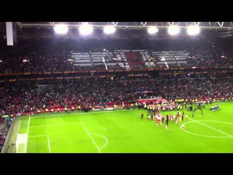 Europa league final 2013 Benfica - Chelsea Winners Ceremony