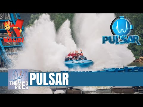 Walibi Belgium Pulsar - Mack Rides Power Splash - Themed Rides - Onride - POV - Launch water coaster