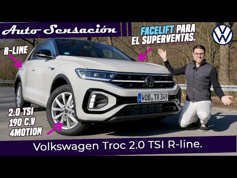 Prueba Volkswagen T-roc 2.0 tsi 4motion R line 2022.  El superventas se actualiza con un facelift.