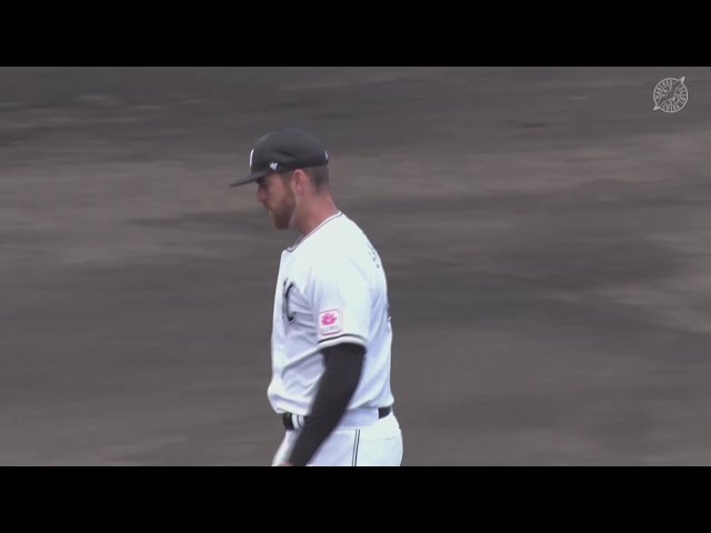 【ファーム】マリーンズ・サモンズ キレのある投球で3者連続空振り三振を奪う‼ 2025年4月15日 千葉ロッテマリーンズ 対 東北楽天ゴールデンイーグルス