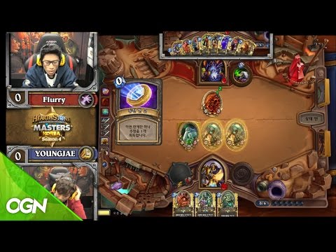 [2015.12.27] 하스스톤 마스터즈 코리아 시즌4 16강 3회 (Flurry vs YOUNGJAE, Time vs Gravekper)