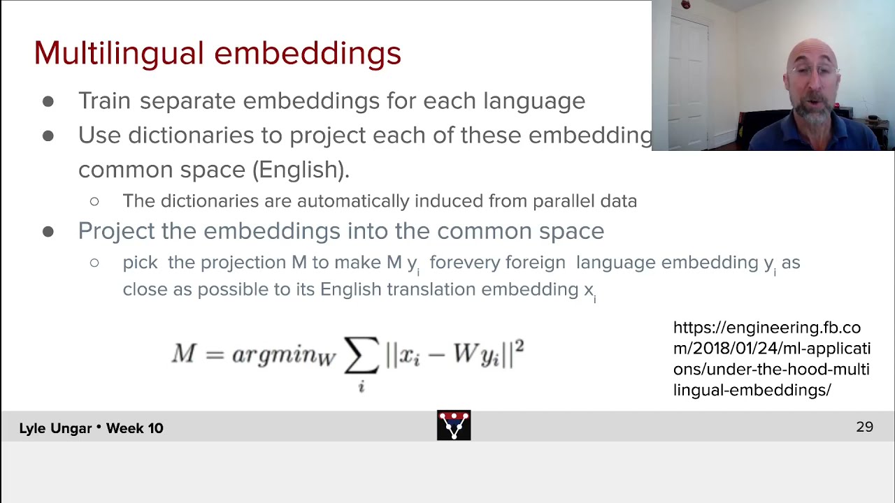 Multilingual Embeddings