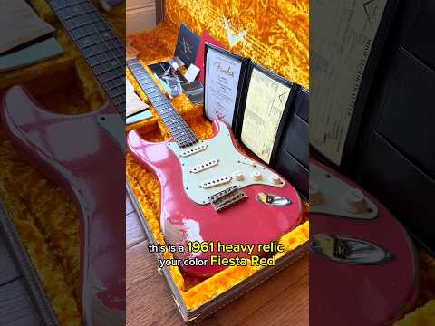 2022 Fender Custom Shop ‘61 Stratocaster Heavy Relic - Fiesta Red image 26
