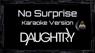 Daughtry • No Surprise (CC Karaoke / Instrumental)