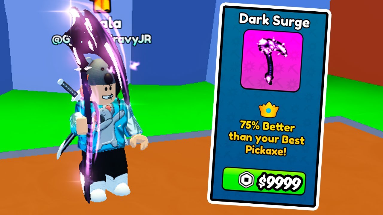 Starting Over as a NOOB with BEST PICKAXE in Roblox Pickaxe Simulator