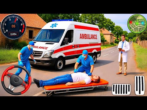 Ambulance City Rescue Simulator 3D - 911 US Emergency Driving 🚑🔥 (Android Gameplay)