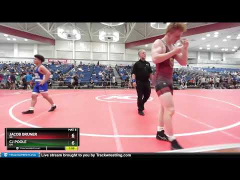 152 Lbs Champ. Round 2 - Jacob Bruner, WI Vs Cj Poole, OH 0539
