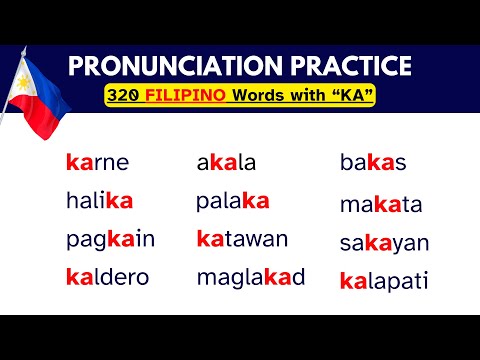320 Tagalog Words with "KA" | Filipino Vocabulary & Pronunciation Practice
