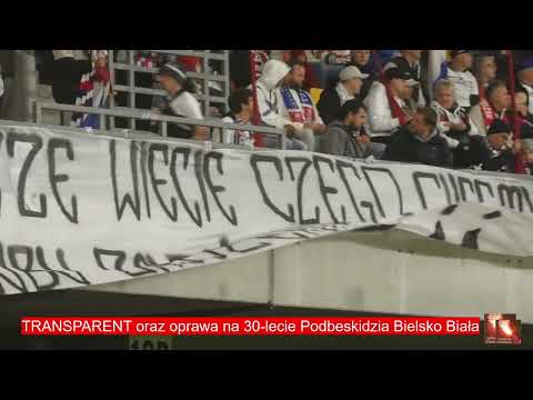 TRANSPARENT oraz oprawa na 30-lecie Podbeskidzia Bielsko Biała 28/09/2025