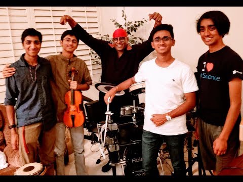 Keshavan Srivatsan with Maestro Sivamani - a casual meet 2018