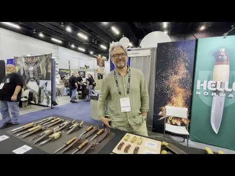 The Blade Show Booth of Helle Knives of Norway