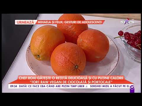 Chef Roxi ne pregătește „Tort raw vegan de ciocolată și portocale”