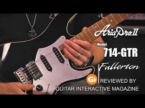 Обзор электрогитары Aria PRO II 714-GTR
