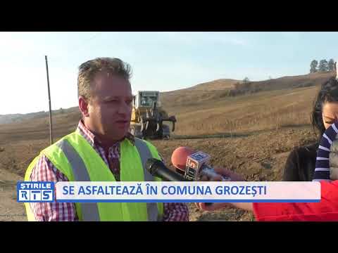 SE ASFALTEAZĂ ÎN COMUNA GROZEŞTI
