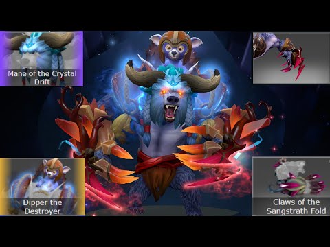 Ursa Mix Set Dipper the Destroyer / Infused Claws of the Ferocious Heart / Mane of the Crystal Drift