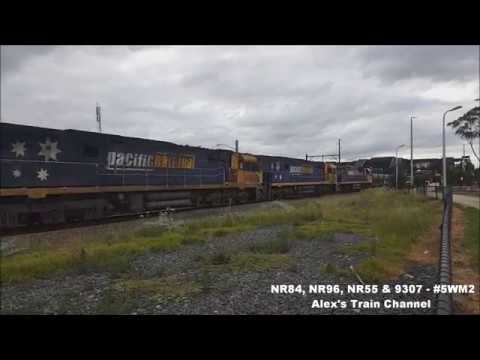 NR84 southern spirit leads a steel train at Sunshine - 18/10/18