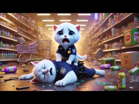 Kitten Takes Revenge for His Father Cat 😿💔 #cat #cute #ai #catlover #catvideos #cutecat #aicat