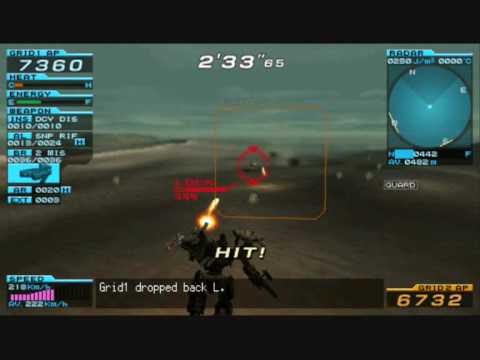armored core formula front extreme battle psp review