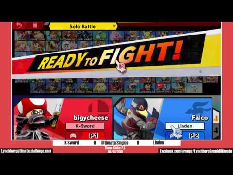 Flame Choke 7.5 - K-Sword (Mii Sword) vs. Linden (Falco) - Division 3 - Ult Singles (4/14/19)