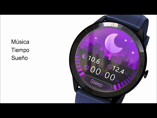 Vídeo relacionado con SMARTWATCH LEOTEC 1,28" Multisport Wave Verde Pantalla Redon