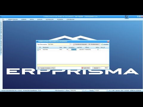 Crear Serie de Documentos