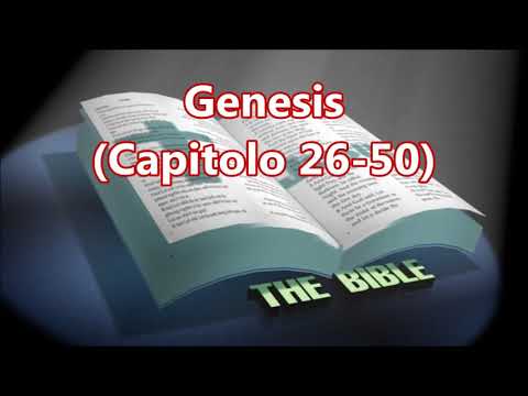 1) Genesis - (Capitolo 26-50) 2/2, Italian Bible, ANTICO TESTAMENTO - O.T.(ODL TESTAMENT)