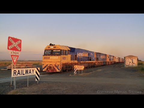 106 Wagons On Diverted 7SP4 Pacific National Freight Train (3/12/2022) - PoathTV Australian Railways