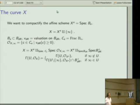 The Fundamental Curve of p-Adic Hodge Theory - Jean-Marc Fontaine