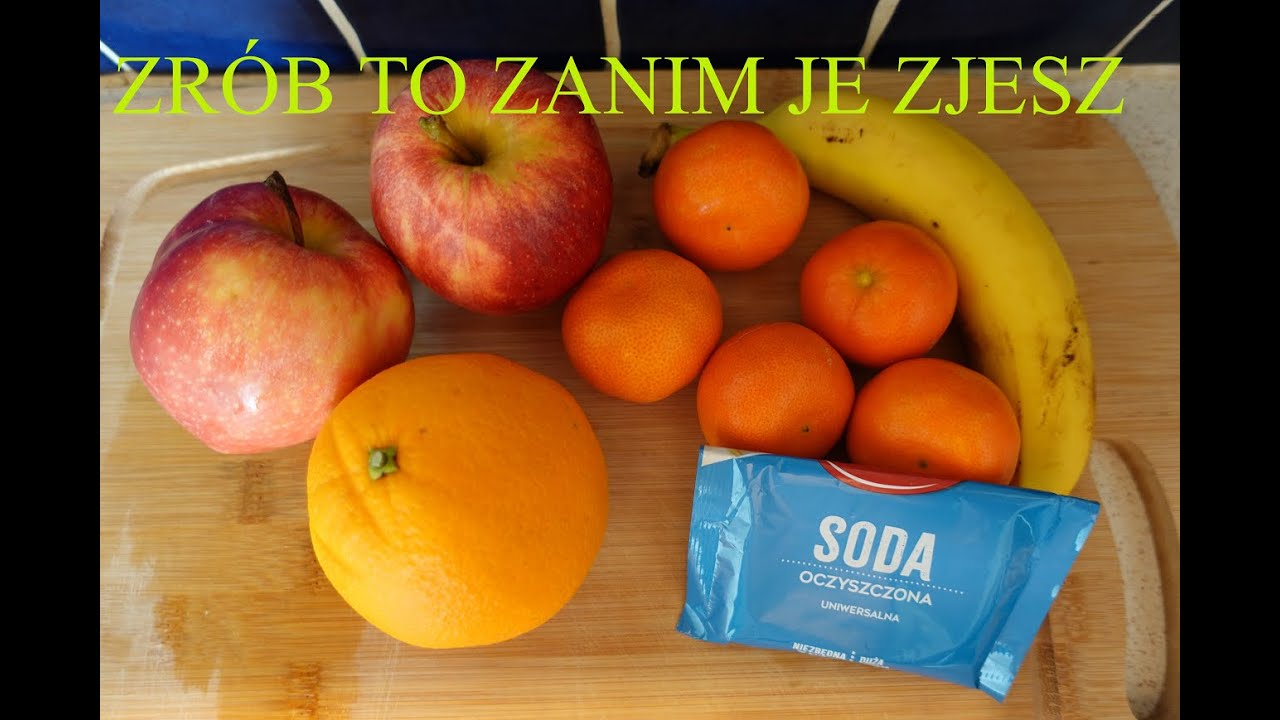 Jak pozbyć się pestycydów z warzyw i owoców