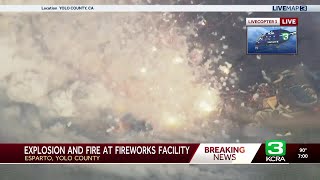 KCRA 3 anchors, reporters react as explosion caught live