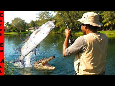 We Used SALTWATER FISH as BAIT to Catch FRESHWATER GIANTS!