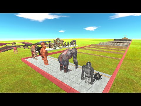 Mutant Primates vs Fantasy Power Tournament - Animal Revolt Battle Simulator