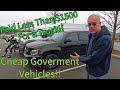 Government auto auctions $1500.00 what did we buy?