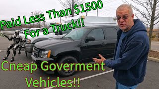 Government auto auctions $1500.00 what did we buy