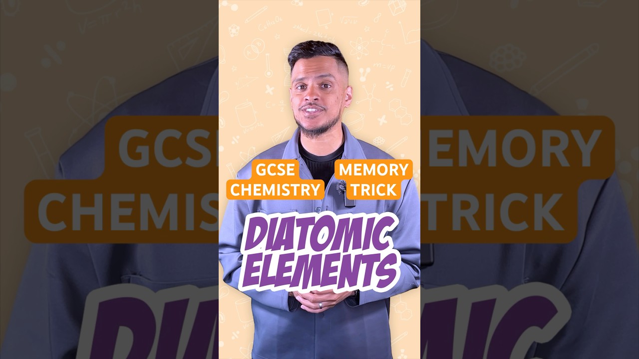 MEMORY TRICK! How to memorise Diatomic Molecules! #gcse #science #chemistry #molecules #diatomic