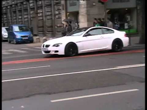 BMW M6 being parked on Andrássy street in Budapest, Hungary!