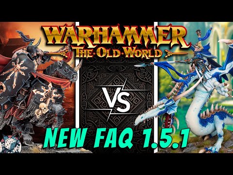 Chaos vs High Elves | Warhammer The Old World FAQ 1.5.1 (Live Battle Report)