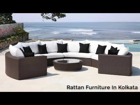 Garden Rattan Vertical Swing With Stand